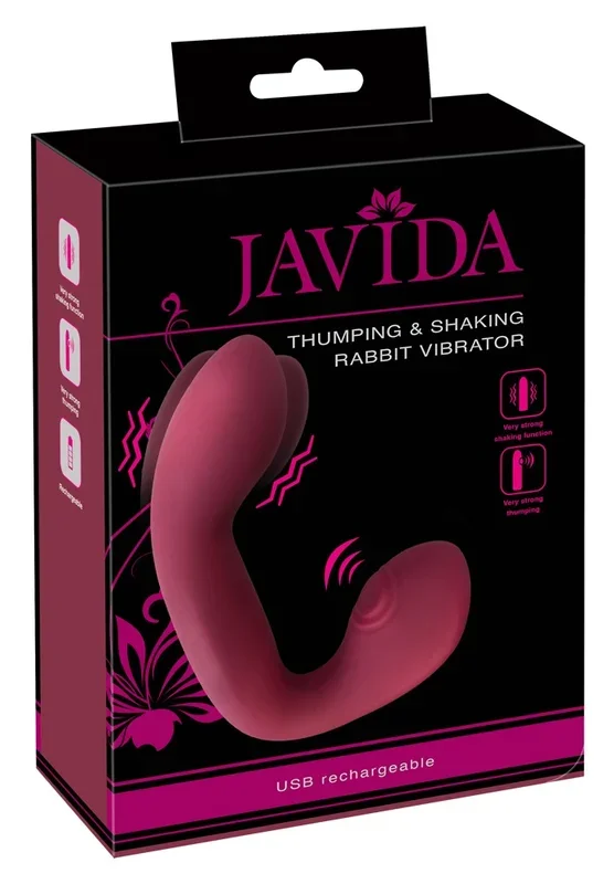 Javida Thumping & Shaking Rabbit Vibrator
