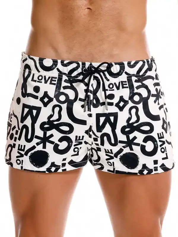 JOR Love Beach Minishort, schwarz/weiß