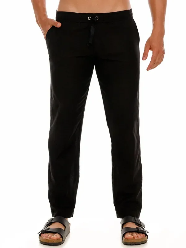 JOR Soul Long Pant aus Leinen, schwarz