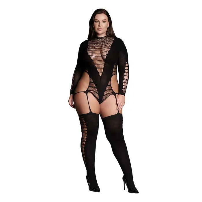 Kalyke XXIII – Bodystocking with Turtleneck – Plus Size