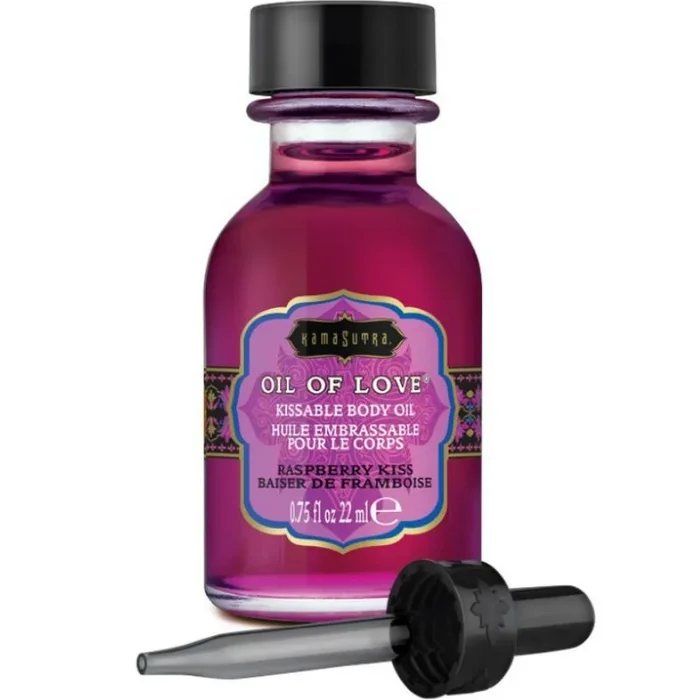 KAMASUTRA KISSABLE ÖL DER LIEBE FOREPLAYS RASPBERRY 22 ML