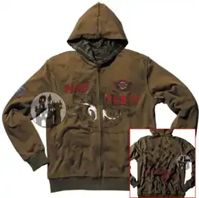 Kapuzensweatjacke m. Beuteltasche