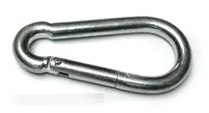 Karabinerhaken in Silber