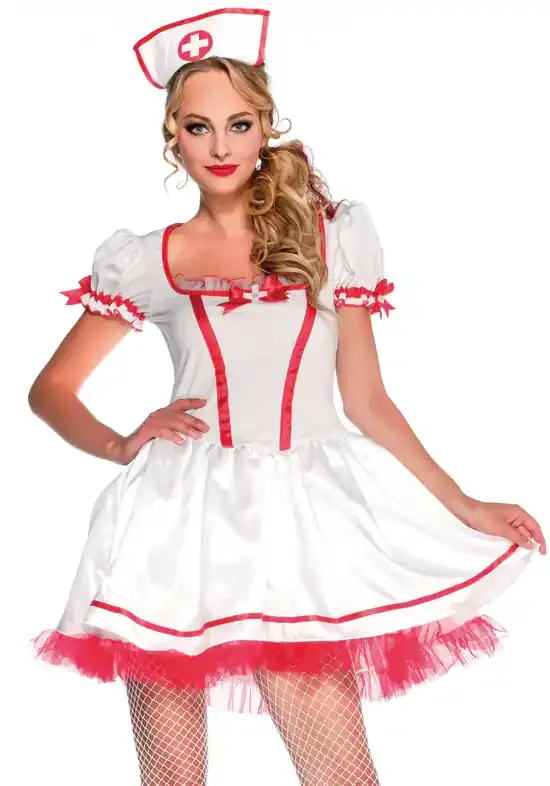 Kecke Krankenschwester