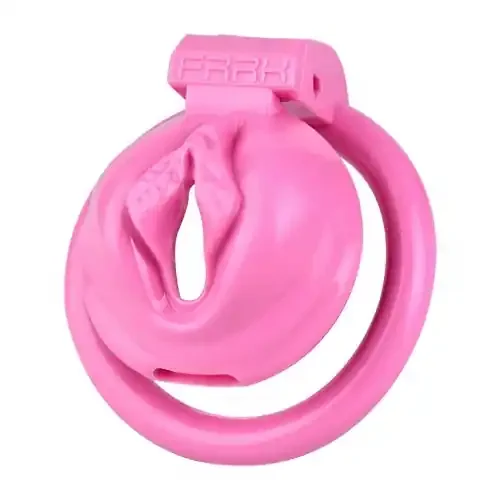 Keuschheitskäfig Vagina (Farbe Pink)