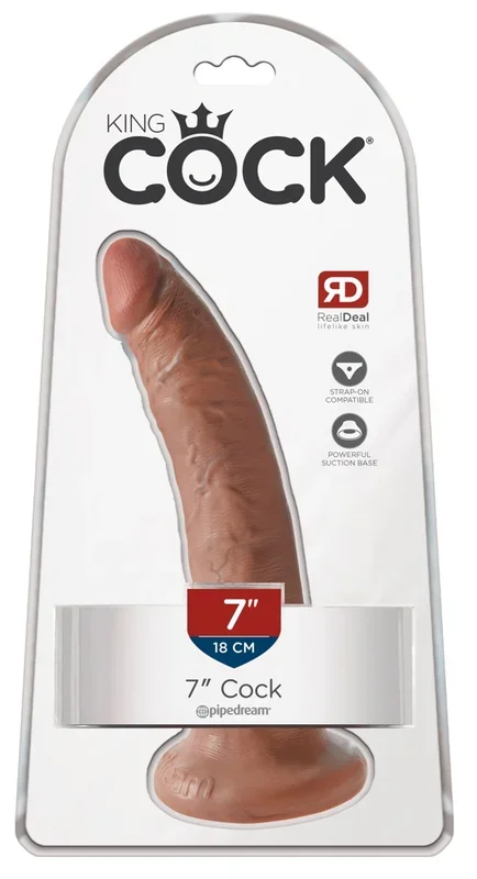 King Cock 7″ Cock Tan