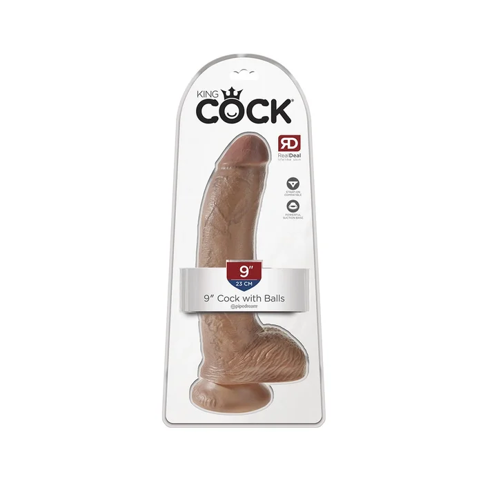 King Cock 9″ – 23 cm Cock with Balls Realistischer Dildo