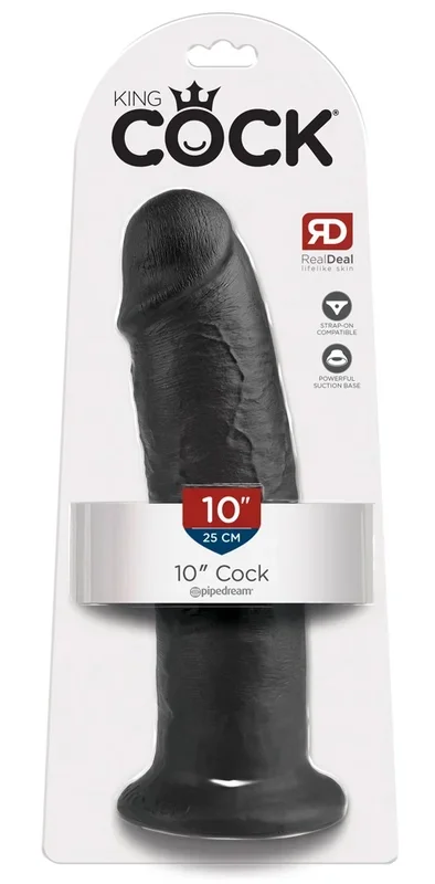 King Cock Cock 10″ Dark