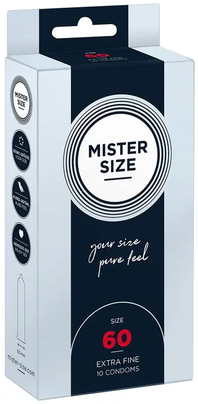 Kondome MISTER SIZE 60mm x10