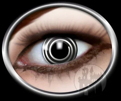 Kontaktlinsen black spiral