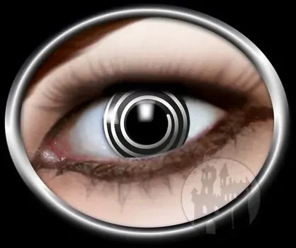 Kontaktlinsen black spiral