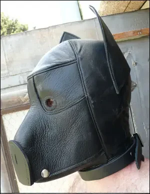 Kopfmaske im Schweinchenlook
