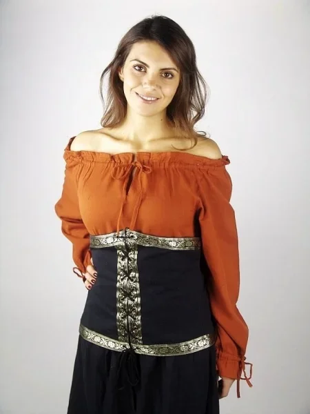 Korsagengürtel mit Bordüre