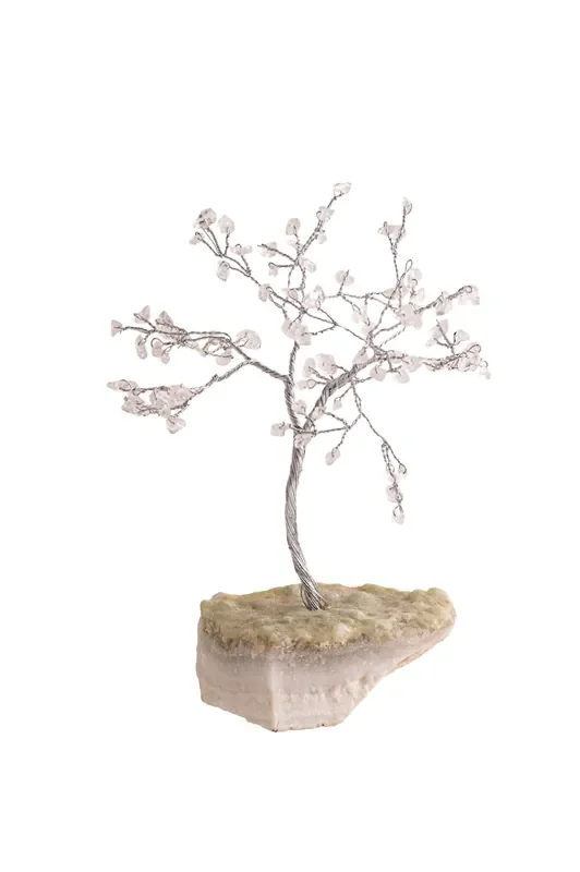Kristallbaum Bergkristall mit Zeolith