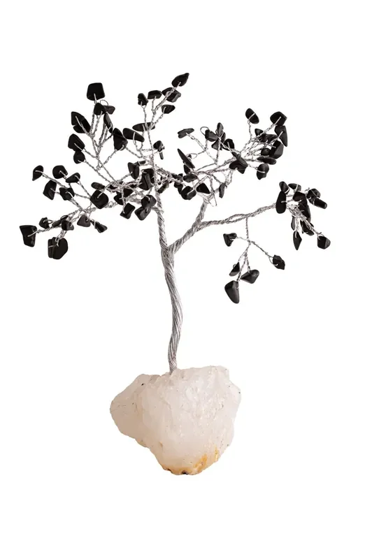 Kristallbaum Schungit mit Zeolith