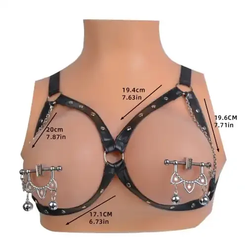 Kunstleder Bustier