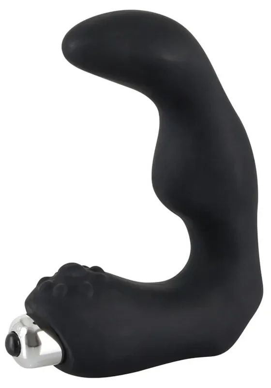 L-förmiger Prostata Vibrator mit Noppen