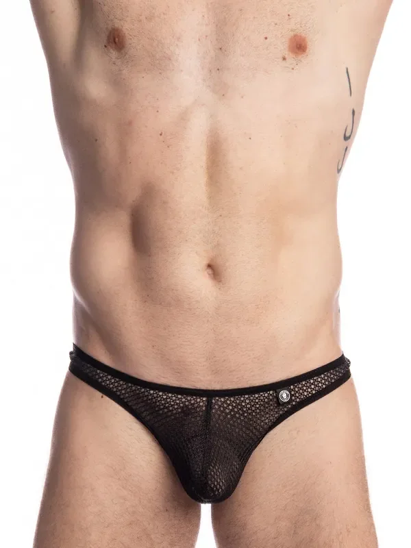 L‘Homme Black Sugar Bikini String, schwarz