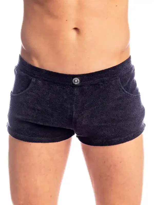 L‘Homme Fire Island Micro Terry Shorts, marine