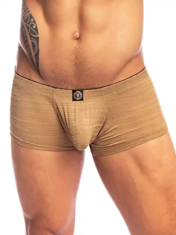 L‘Homme River Gold Push-Up Miniboxer, gold/schwarz