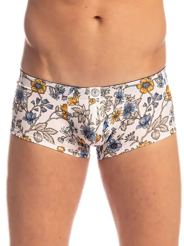 L‘Homme Sevres Push-up Shorty, weiß print