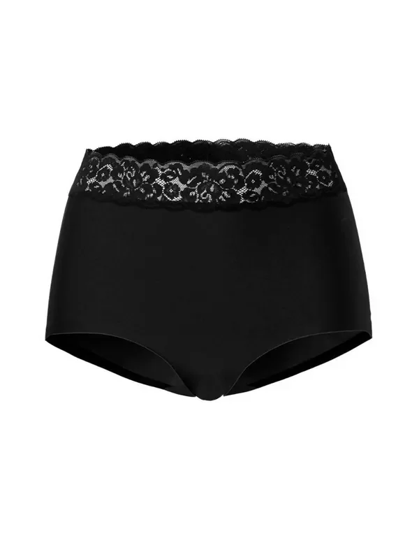 L.TEN CATE Secrets Lace High Waist Slip, schwarz