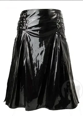 Lack Herren-Kilt – seitlich geschlitzt