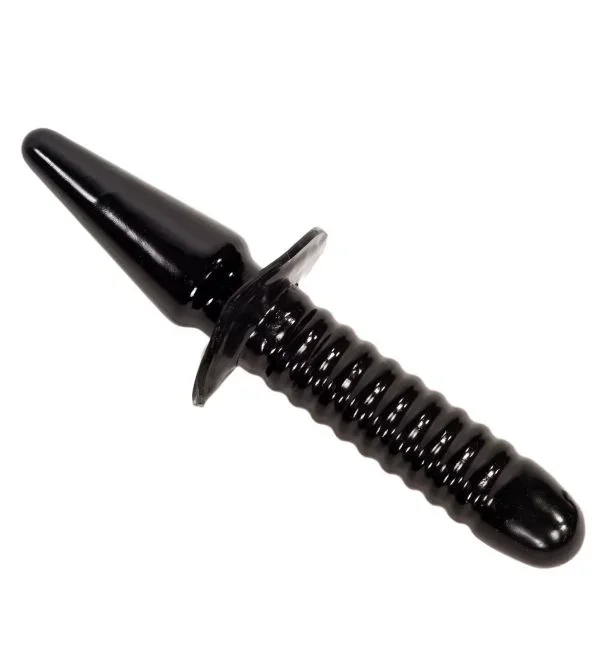 Latex Anal Dildo gewellt
