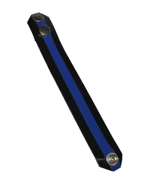 Latex Bizepsband – 4 cm breit (Farbe: Schwarz, Grösse: S)