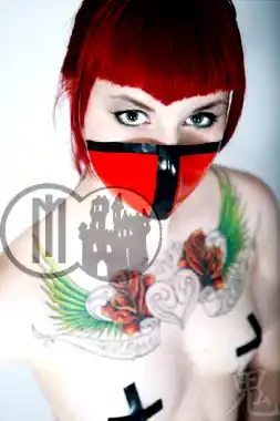 Latex Cyber Halbmaske ‘Dual Colour‘ – MACINGER