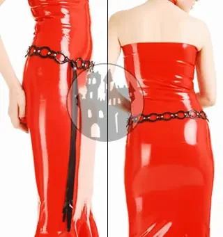 Latex Gürtel aus Latexringen