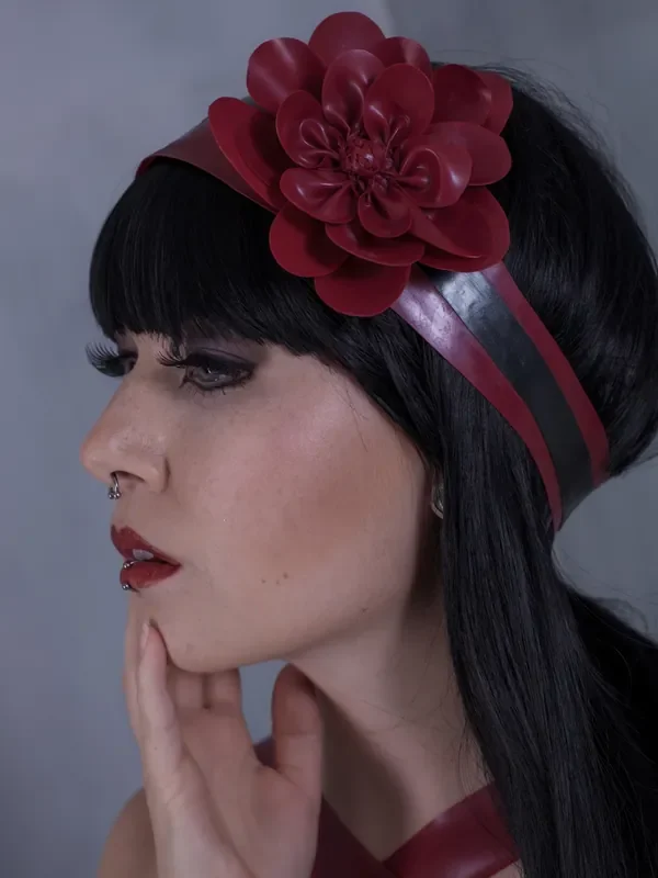 Latex Haarband mit Blume – Macinger