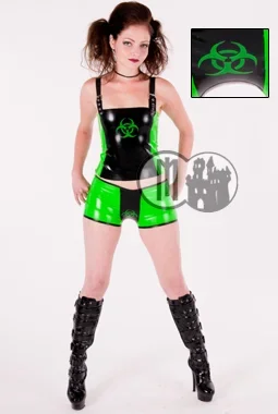 Latex Hotpants ‚Toxic Waste Series I‘ – MACINGER
