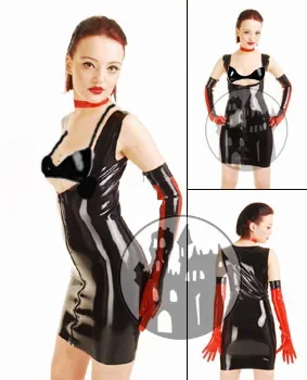 Latex Kleid – brustfrei