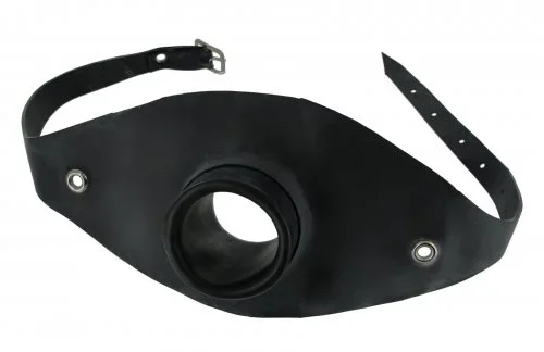 Latex Knebel mit Mundöffnung