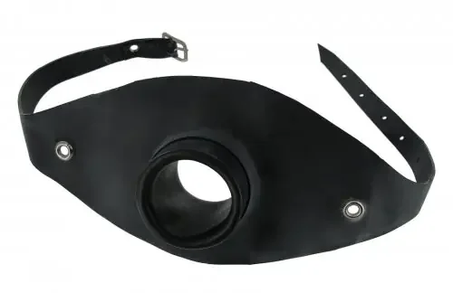 Latex Knebel mit Mundöffnung