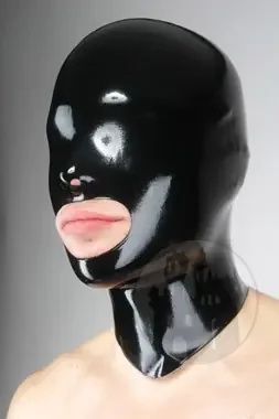 Latex Maske – Mund offen