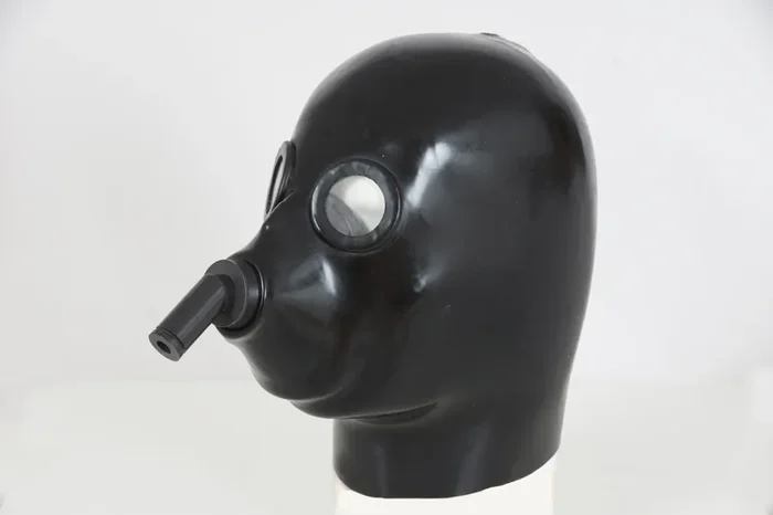 Latex Maske m. Narkosemaske II