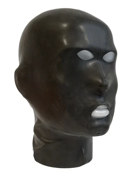 Latex Maske mit Öffnungen