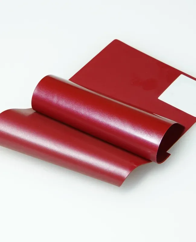 Latex Meterware – metallic blutrot