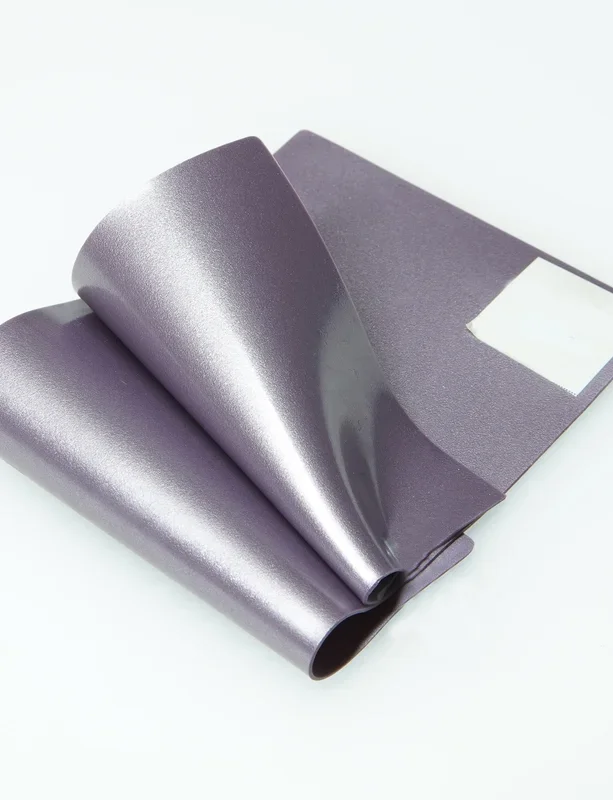 Latex Meterware – metallic flieder