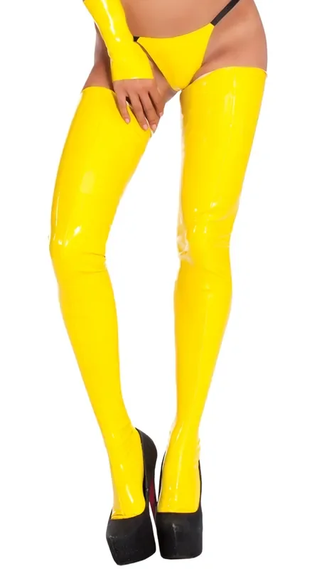 Latex Strümpfe aus Latex-Hybridmaterial
