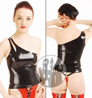 Latex Top – assymetrisch