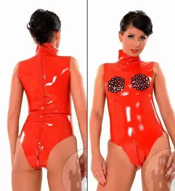 Latexbody mit Latexpailletten