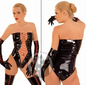 Latexbody mit Schnürung