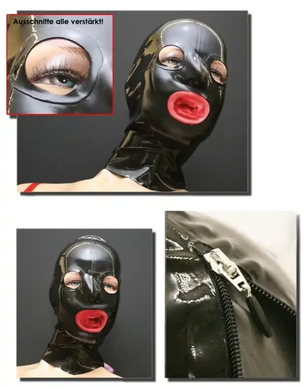 Latexmaske – Donut-Tunnel