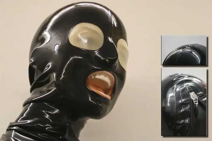 Latexmaske – offener Mund