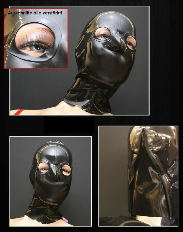 Latexmaske – Umrandungen