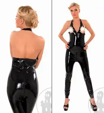 Latexoverall brustfrei