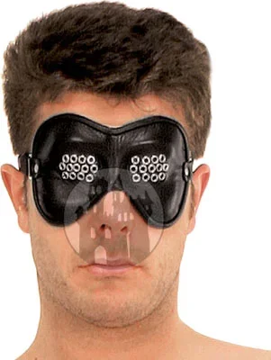 Leder Augenbinde mit Nieten
